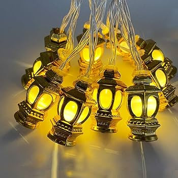 Ramadan Lantern String Lights Warm Light 4M