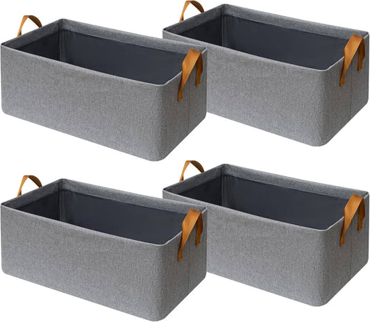 1 pc Large Storage Baskets with Metal Frame
