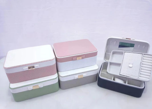 2 Layers Knitted Patterned Jewellery Box