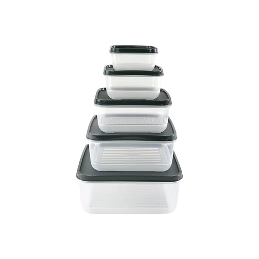 Freshlife , 5 Pcs  Rubby Square Storage Box Set