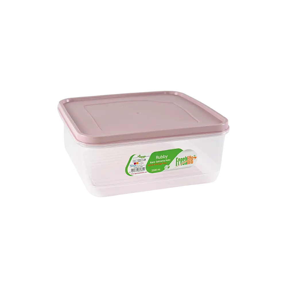 Freshlife , 5 Pcs  Rubby Square Storage Box Set