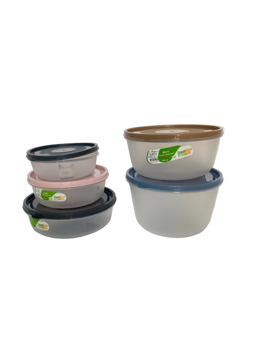 Freshlife, Micro Round Plastic Storage Box