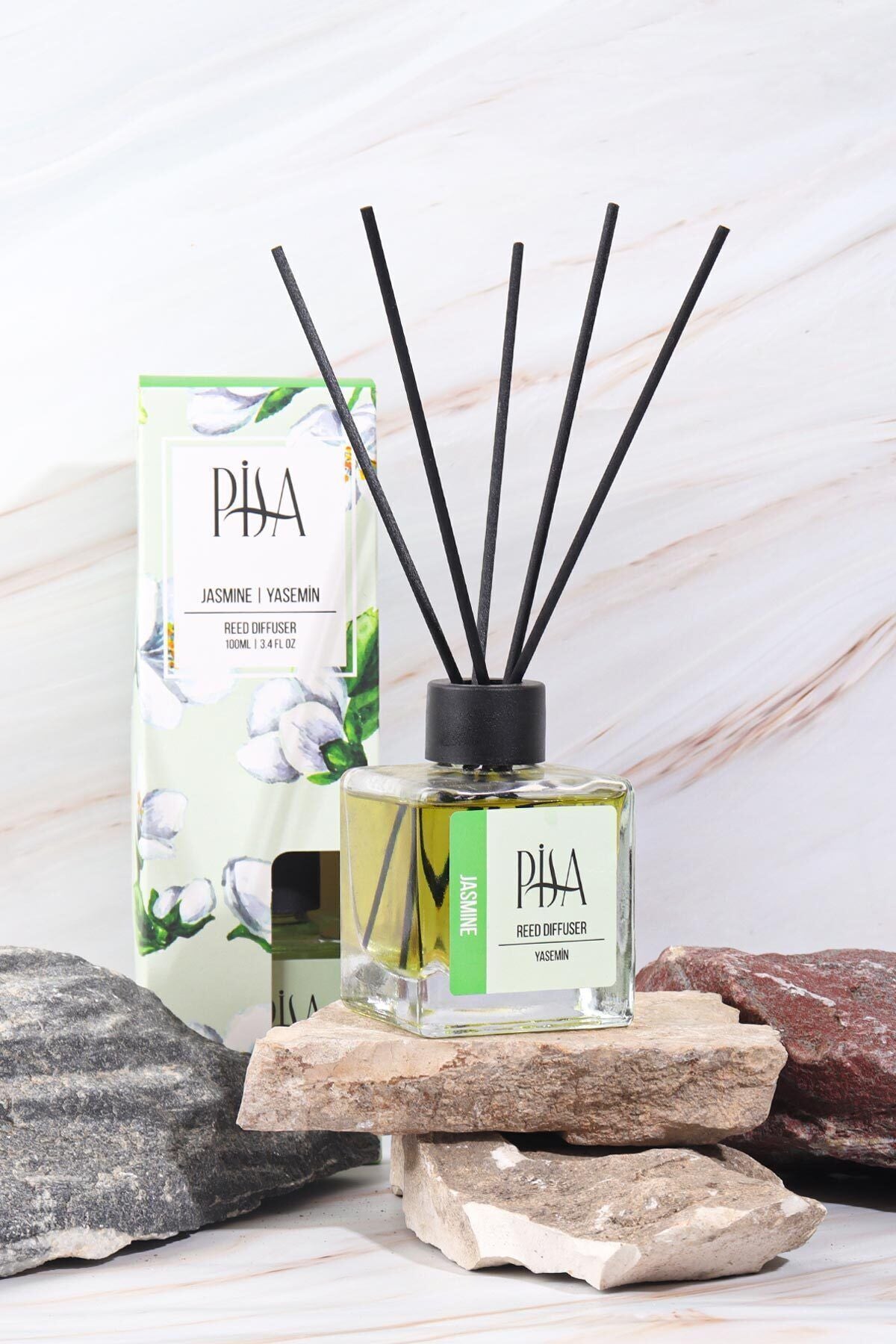 Pisa, Jasmine Reed Diffuser – Baytkon