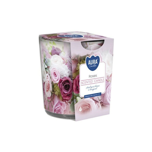 Aura, Roses Scented Candle