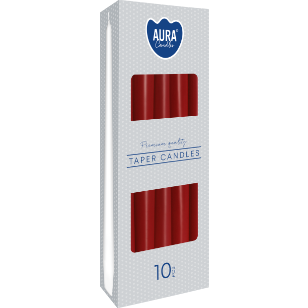 Aura, 10 pcs Taper Candles