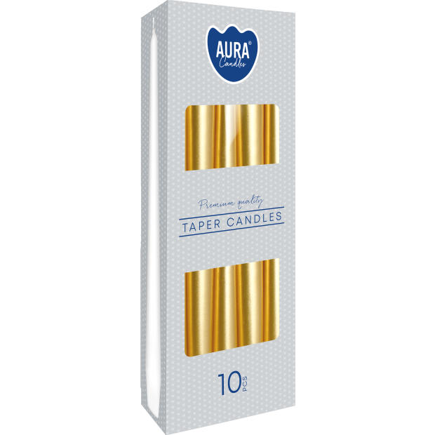 Aura, 10 pcs Taper Candles