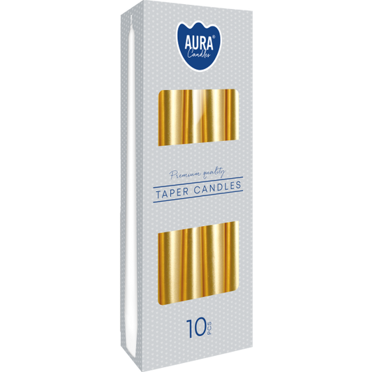 Aura, 10 pcs Taper Candles