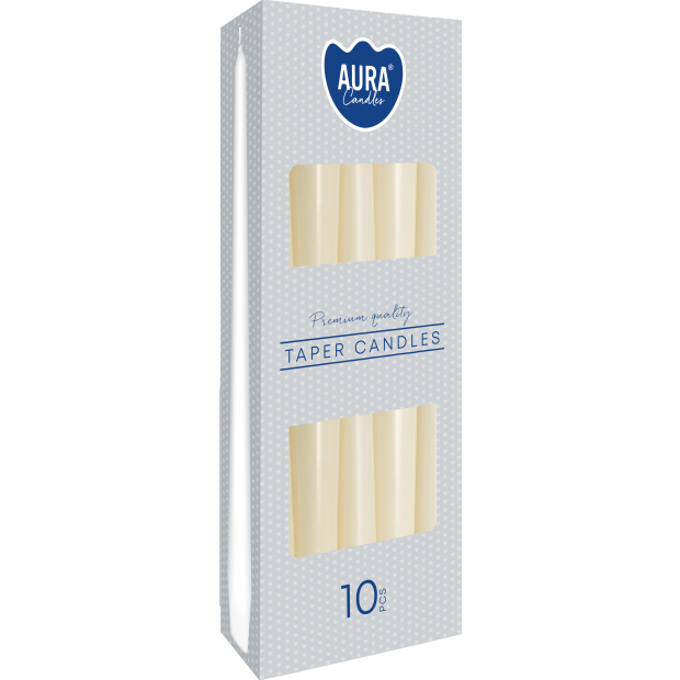 Aura, 10 pcs Taper Candles
