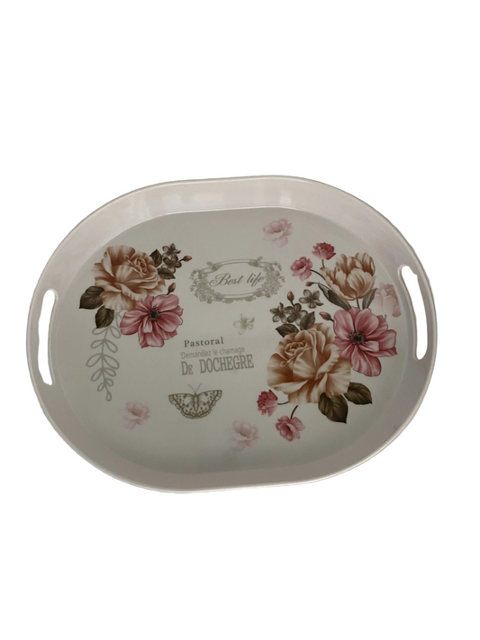 Melamine Tray -Flowers