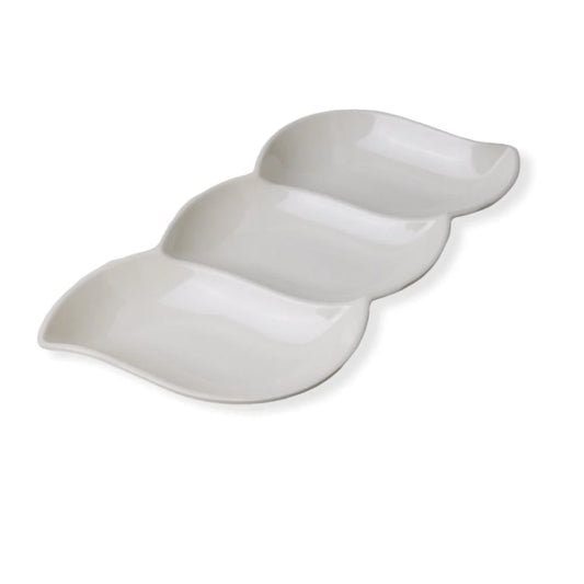 White Melamine Cheese Ball Platter