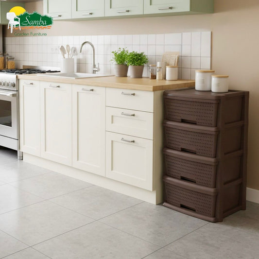 Samba, Plastic Rattan Drawer