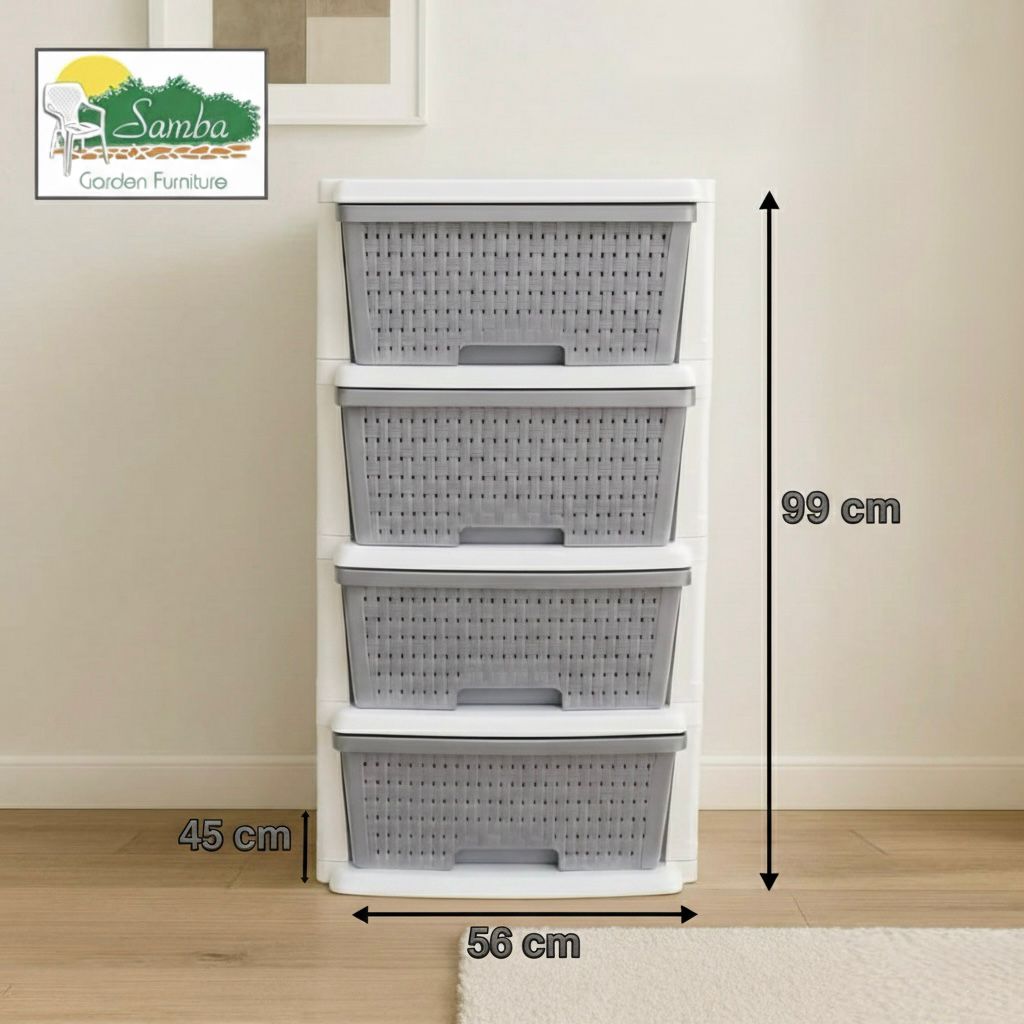 Samba, Plastic Rattan Drawer