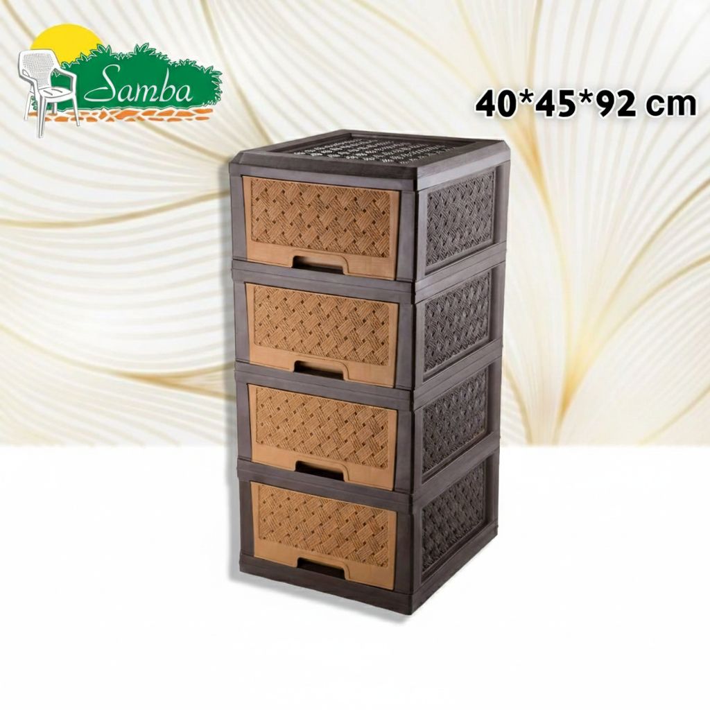 Samba, Classic Plastic  Rattan Drawer