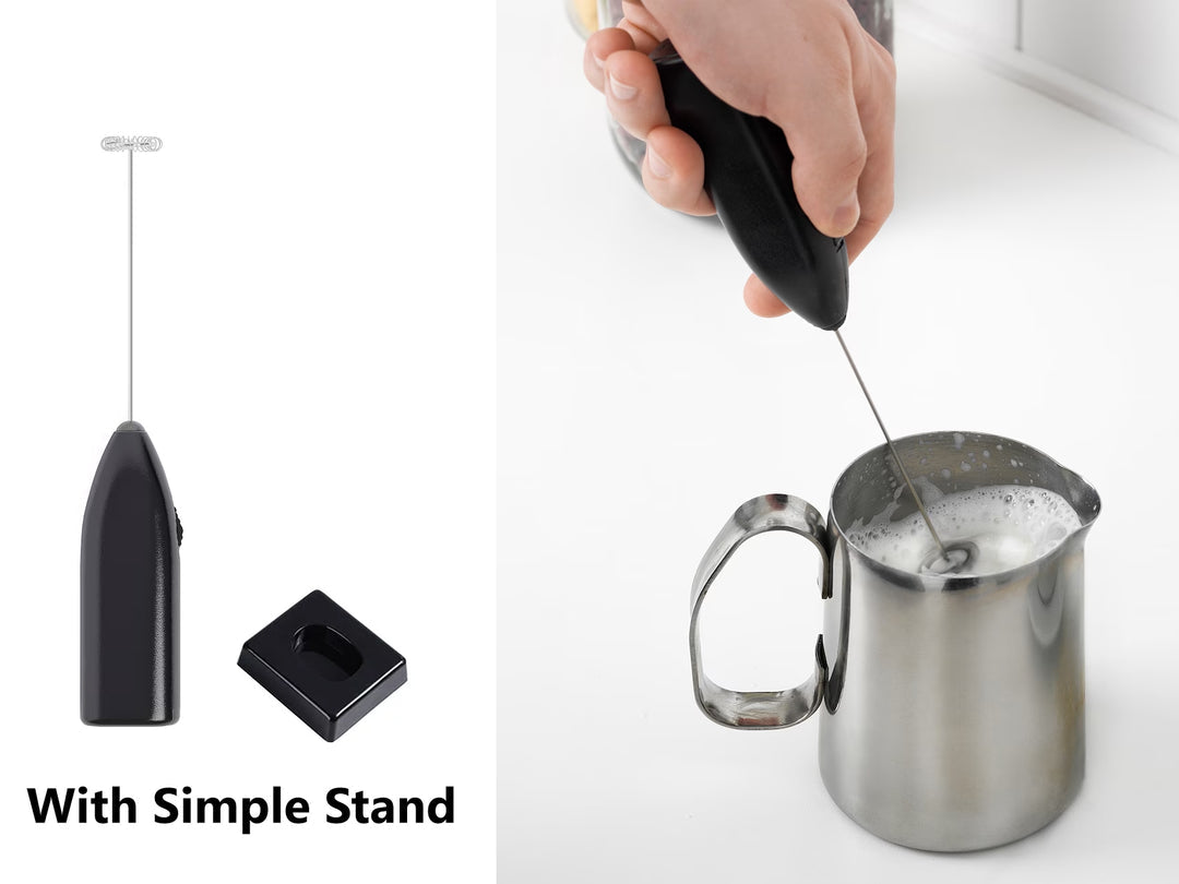 Milk Frother with Simple Stand