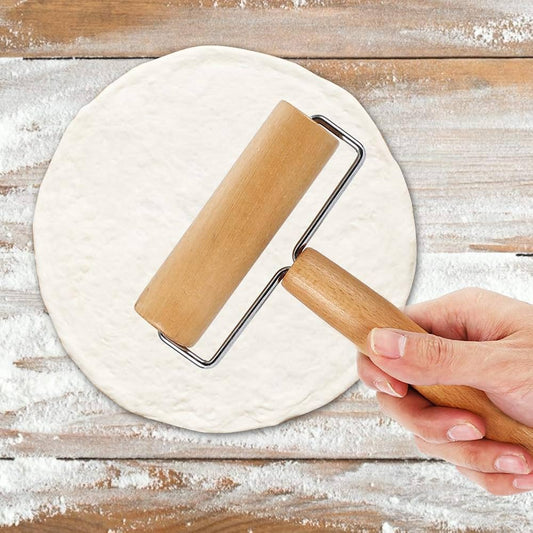 Phoenix , 12.8 Cm Wooden T-Shaped Rolling Pin  With Handle