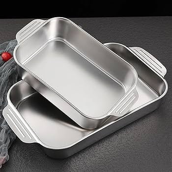 Stainless Steel Tray With A Handle