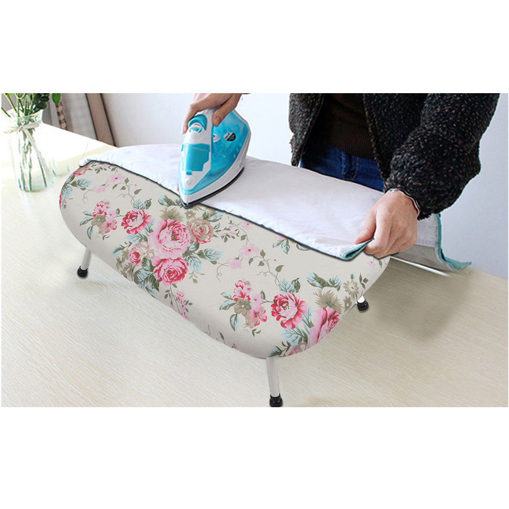 Tabletop Ironing Board With Folding Legs