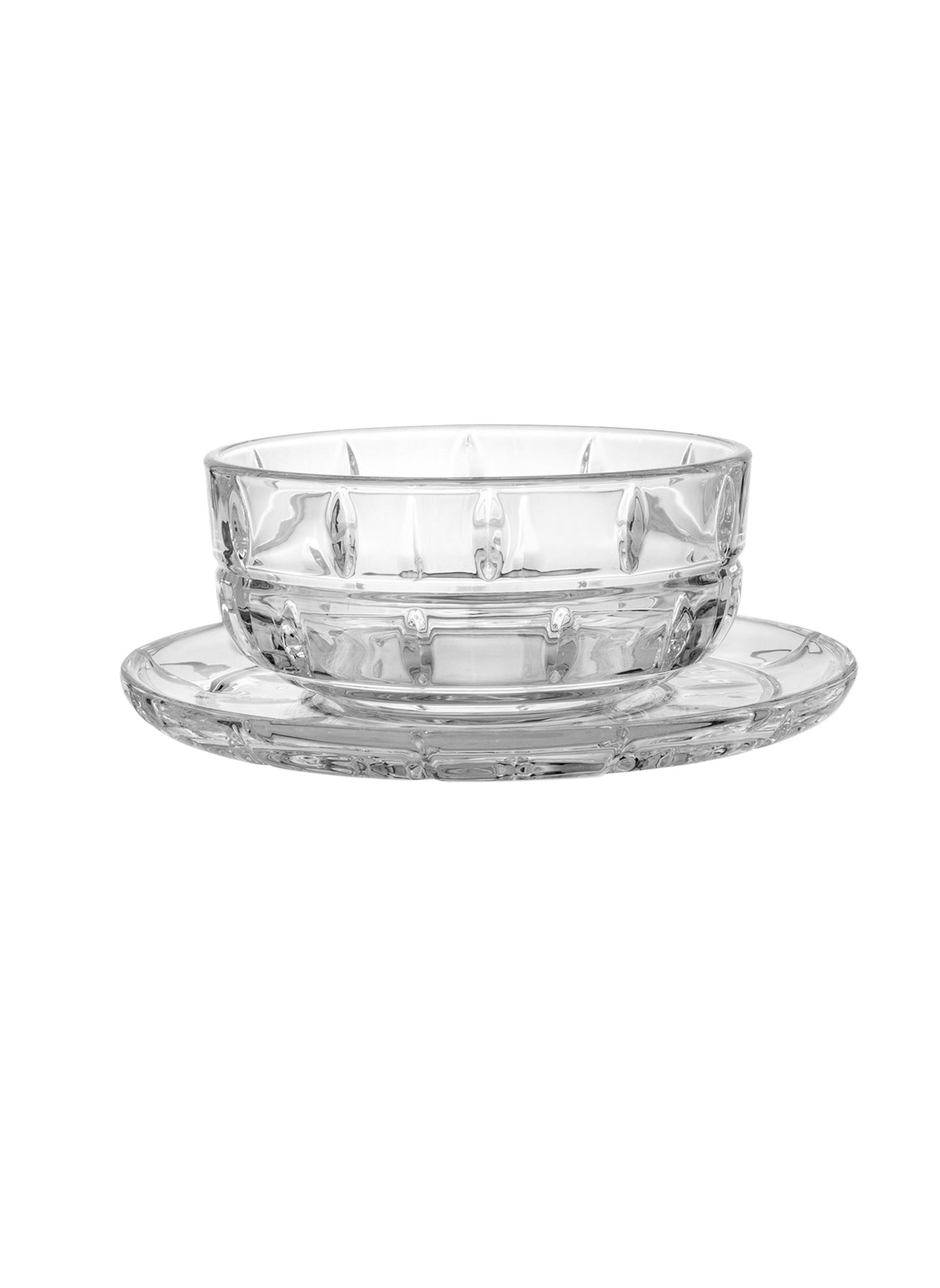 6 Pcs Glass Bowl With Plate Set