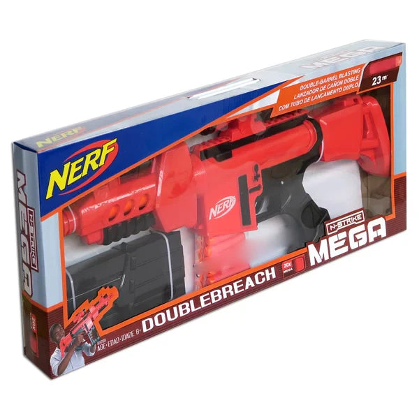 Nerf Doublebreach N-Strike Mega Double-Barrel Blasting Nerf Magazine With 20Pcs Soft Bullets