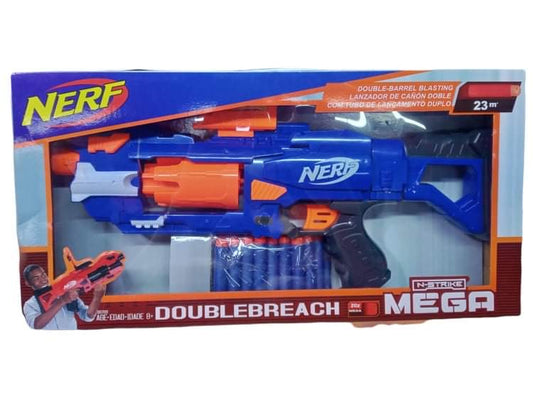 Nerf Doublebreach N-Strike Mega Double-Barrel Blasting Nerf Magazine With 20Pcs Soft Bullets