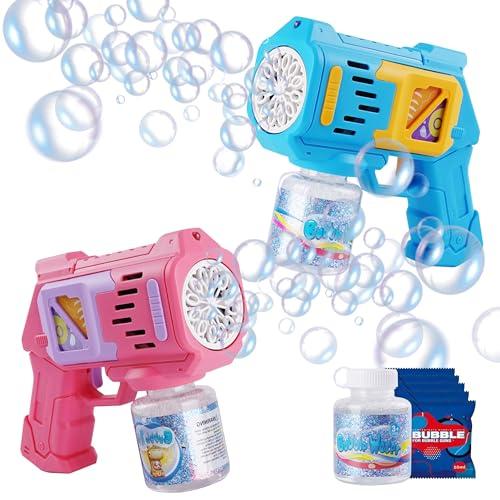 Bubble Gun With One Bubble Solution Refill