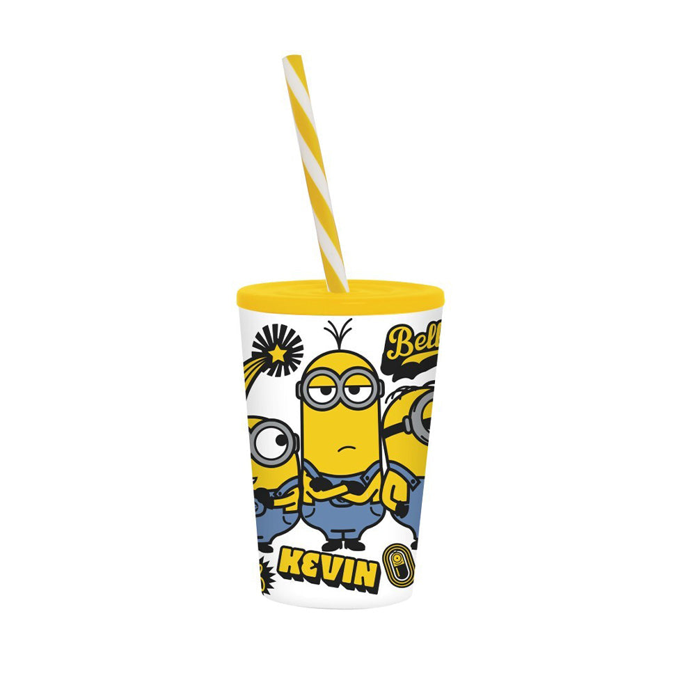 Herevin Licensed PP Tumbler With Straw - Minions - Kevin & Friend