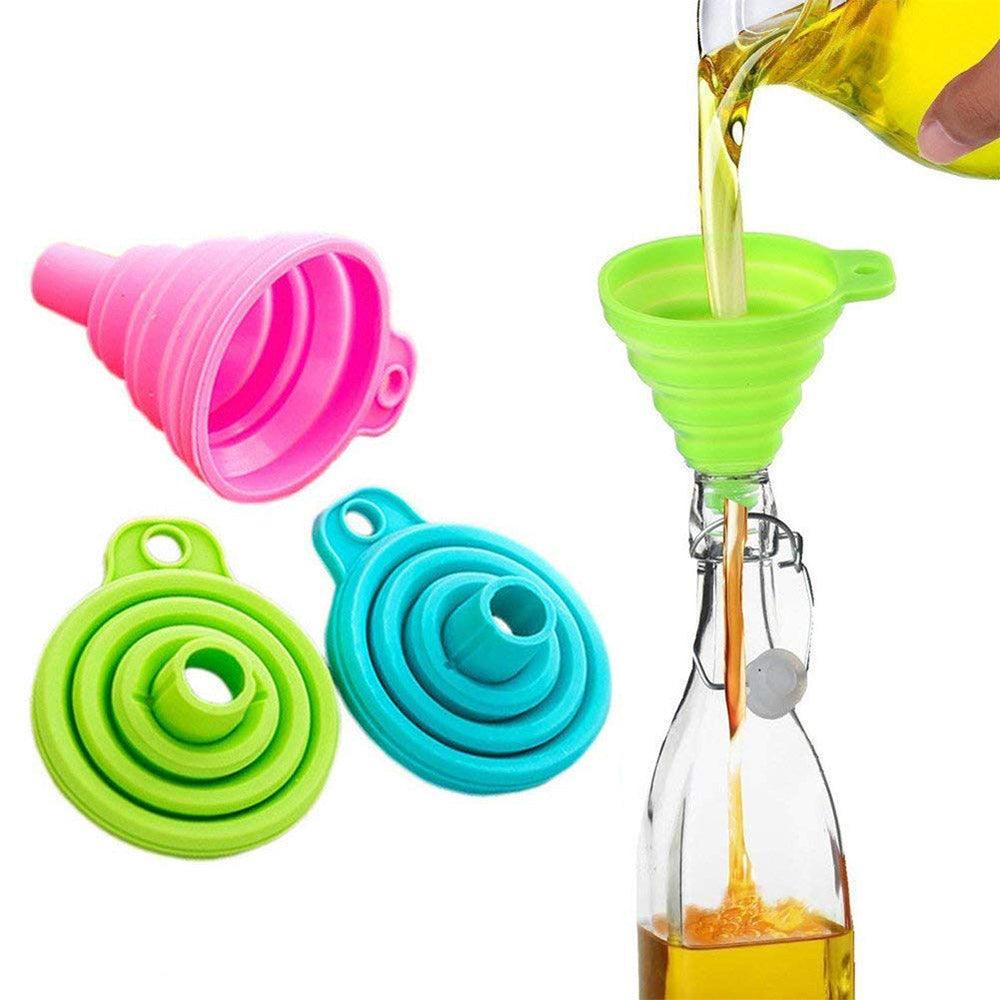 Mini Collapsible Silicone Funnel