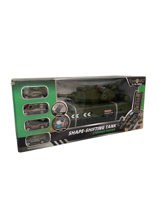 Transformer Army Tank With Light And Sound