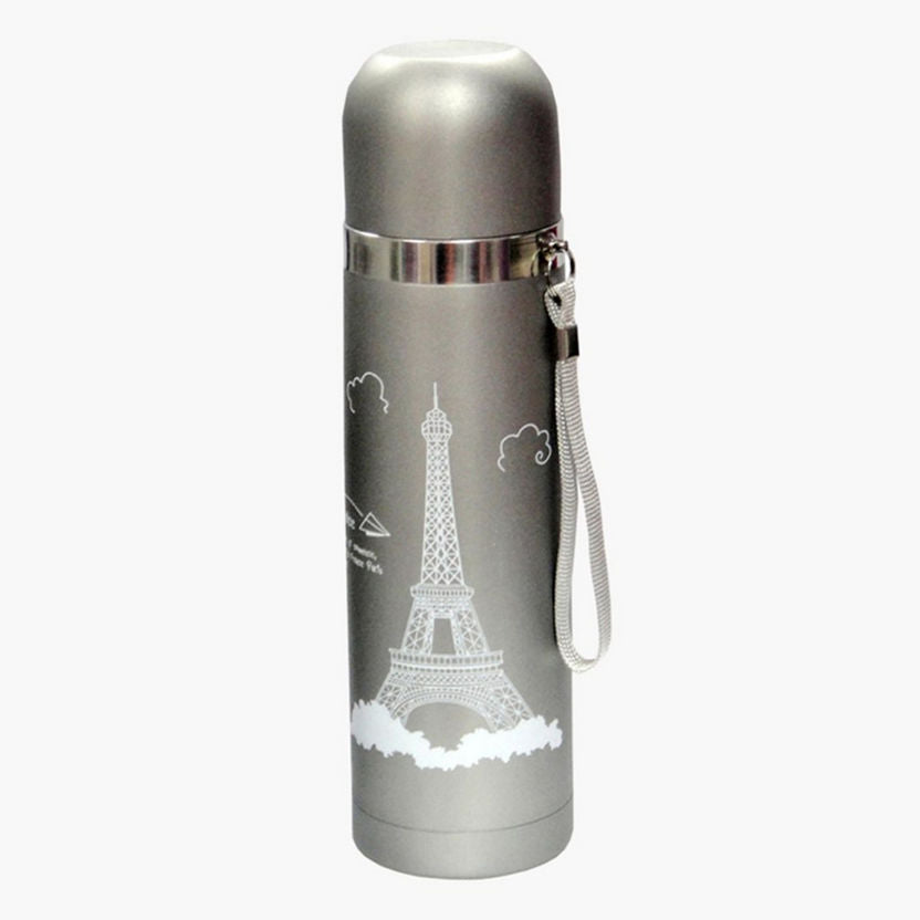Eiffel Tower Stainless Steel Double Wall Insulated Hot & Cold Water Bottle 500ML
