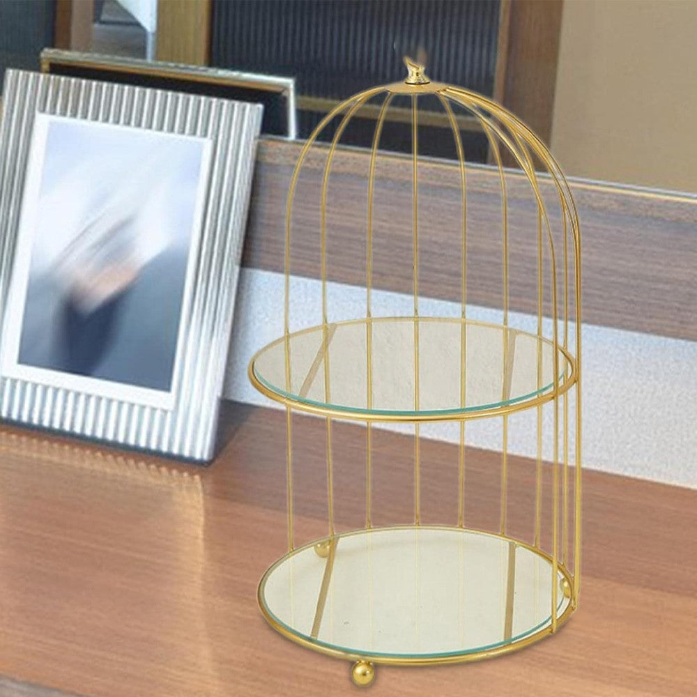 Cosmetic Tray Double Tier Vanity Organizer For Decor