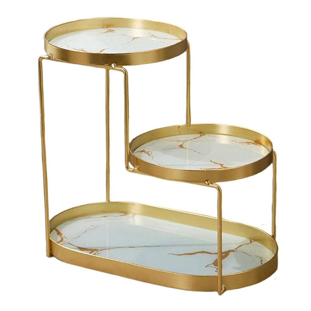 Cosmetic Tray Triple Tier Vanity Organizer For Decor