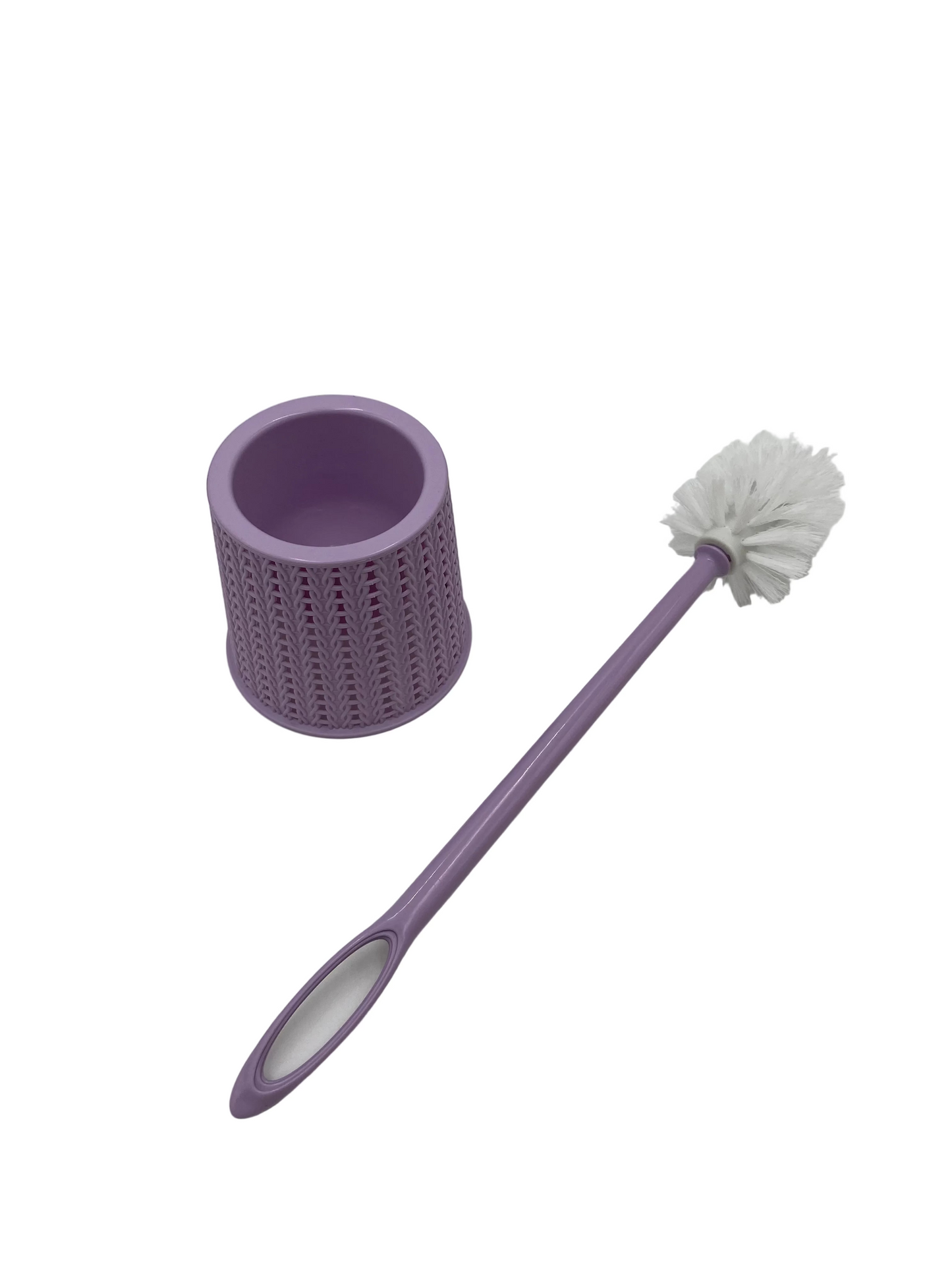 2 Pcs Bathroom Brush With Holder Set