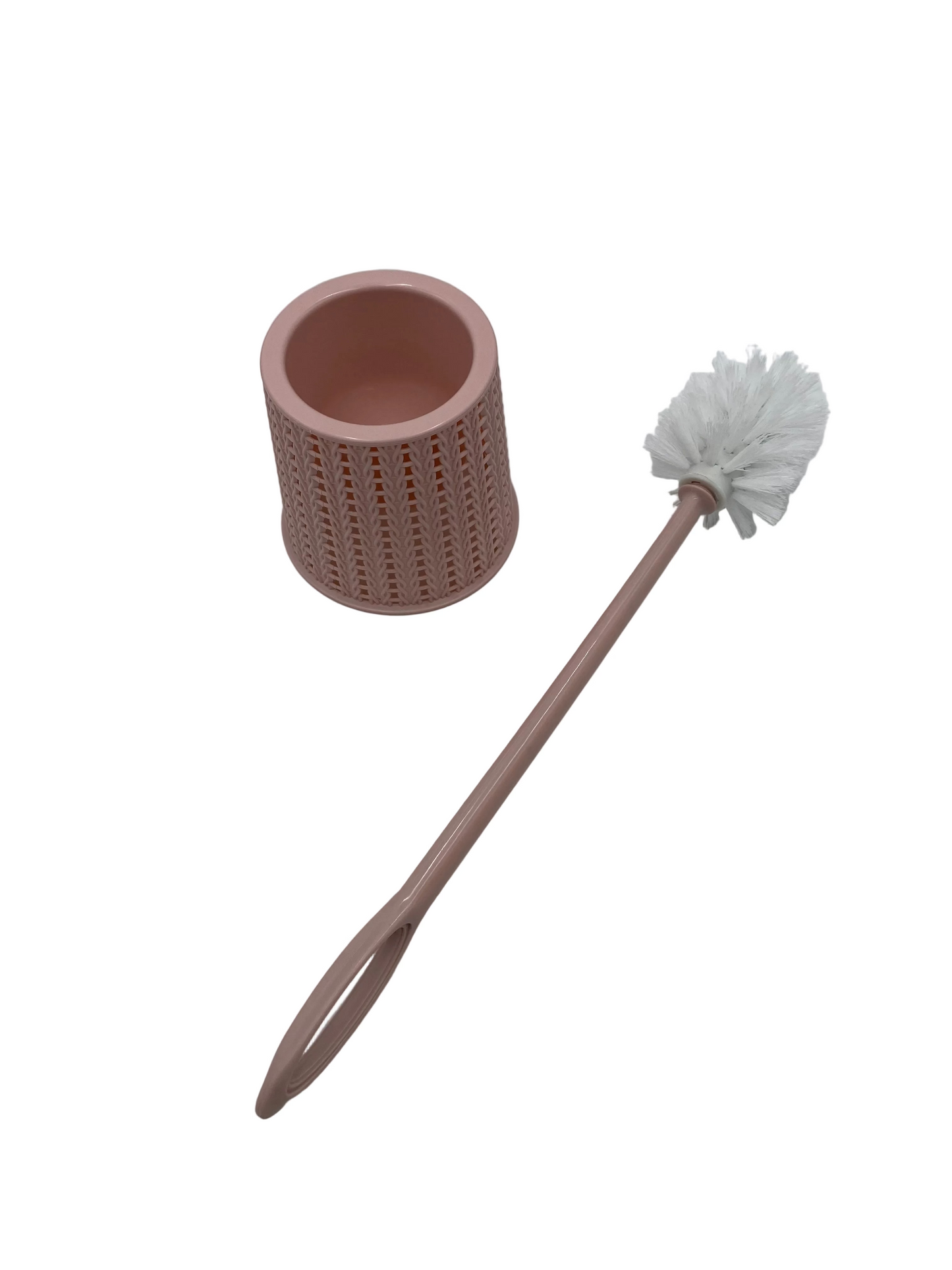 2 Pcs Bathroom Brush With Holder Set