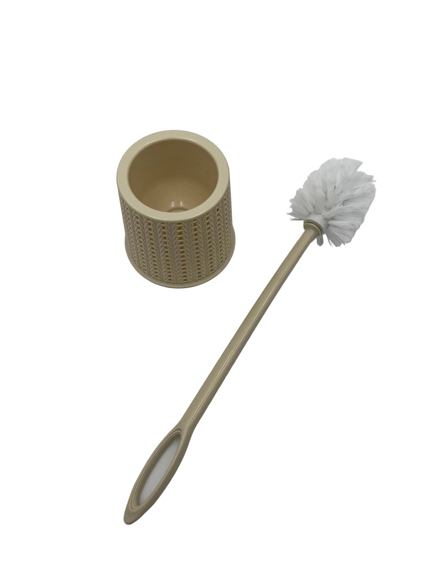 2 Pcs Bathroom Brush With Holder Set