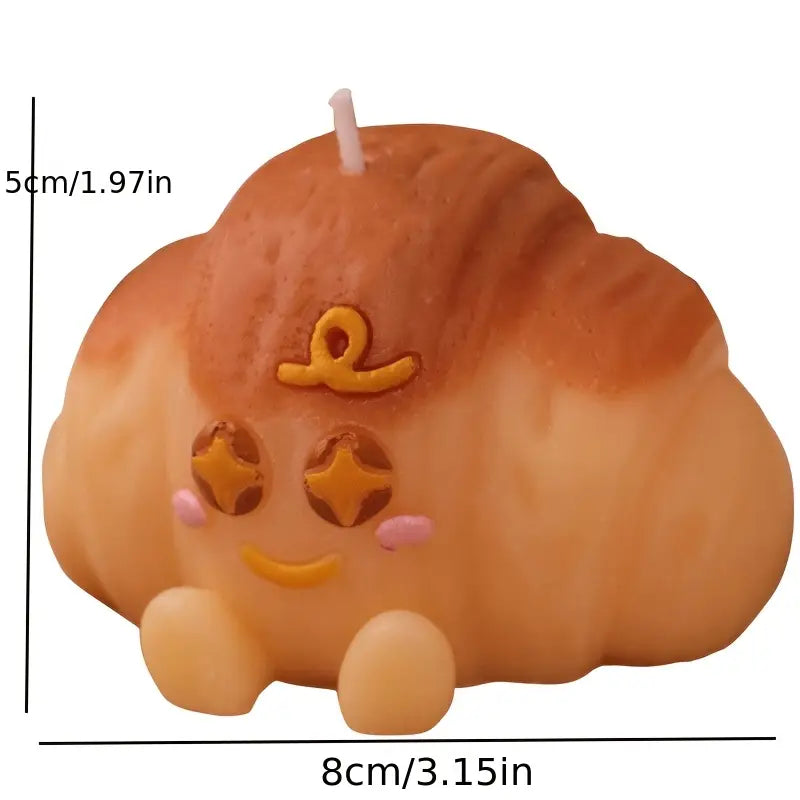 Bread Shaped Scented  Candle