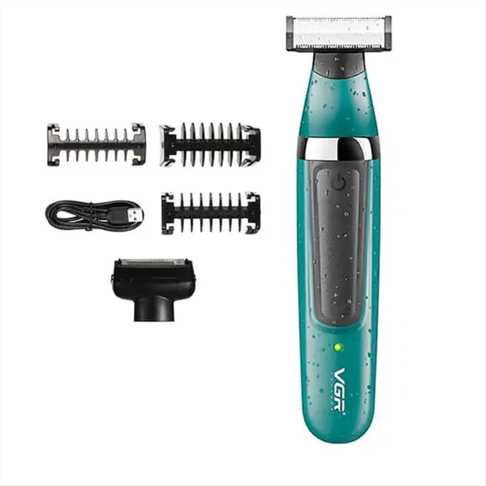 VGR Waterproof Electric Shaver Men Body Hair Shaver Bikini Shaver