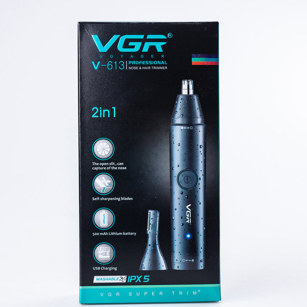 VGR Nose Ear And Eyebrow Trimmer USB / V-613