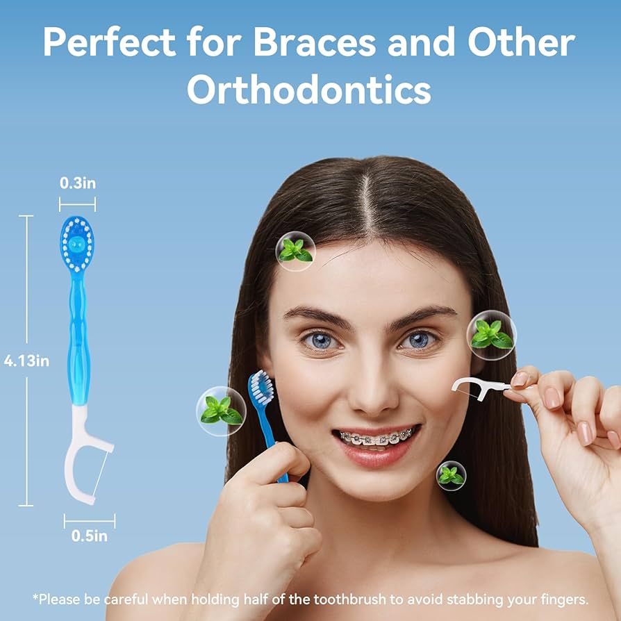 1 Pc Disposable Mini Travel Toothbrush