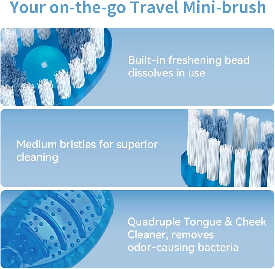 1 Pc Disposable Mini Travel Toothbrush