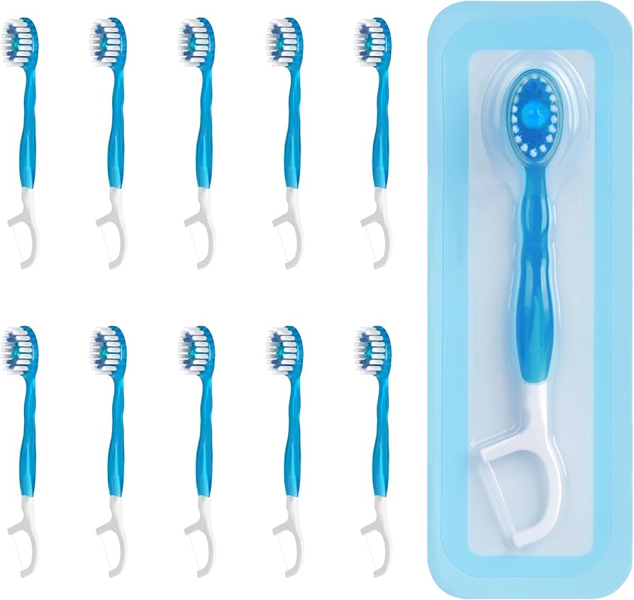 1 Pc Disposable Mini Travel Toothbrush