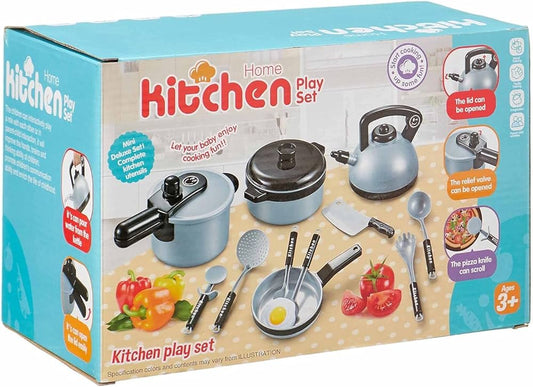 36 Pcs Little Chef Simulation Kitchenware Cooking Pretend Play Kitchen Toys Set for Kids