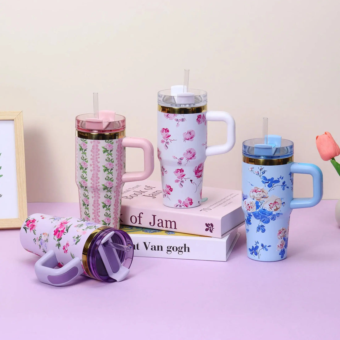 500 ML Stainless Steel Vacuum Insulated Tumbler With Straw
