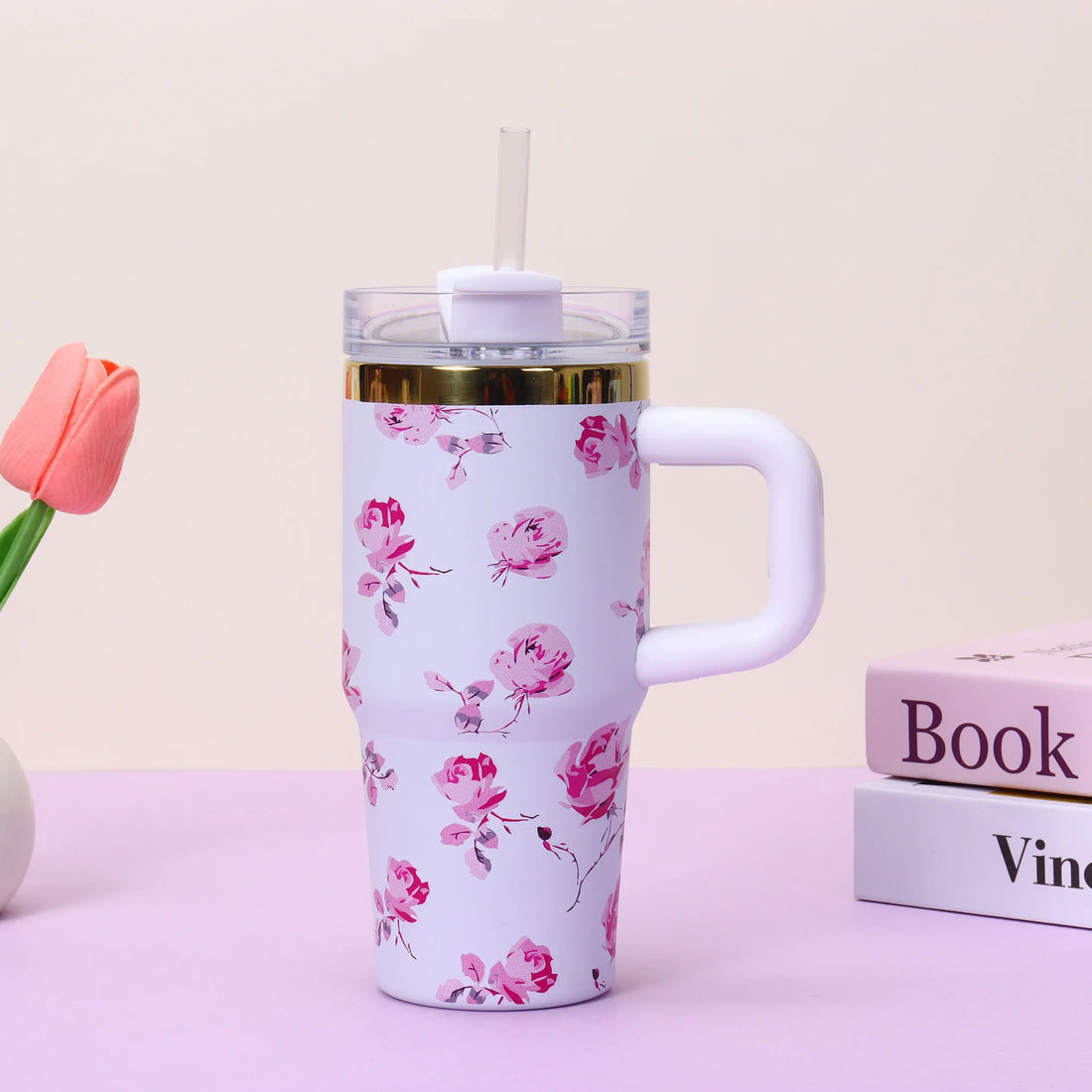 500 ML Stainless Steel Vacuum Insulated Tumbler With Straw