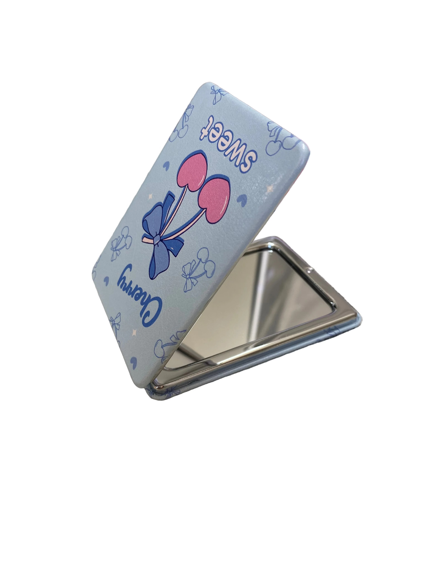 Rectangular Foldable Mirror - Cherry