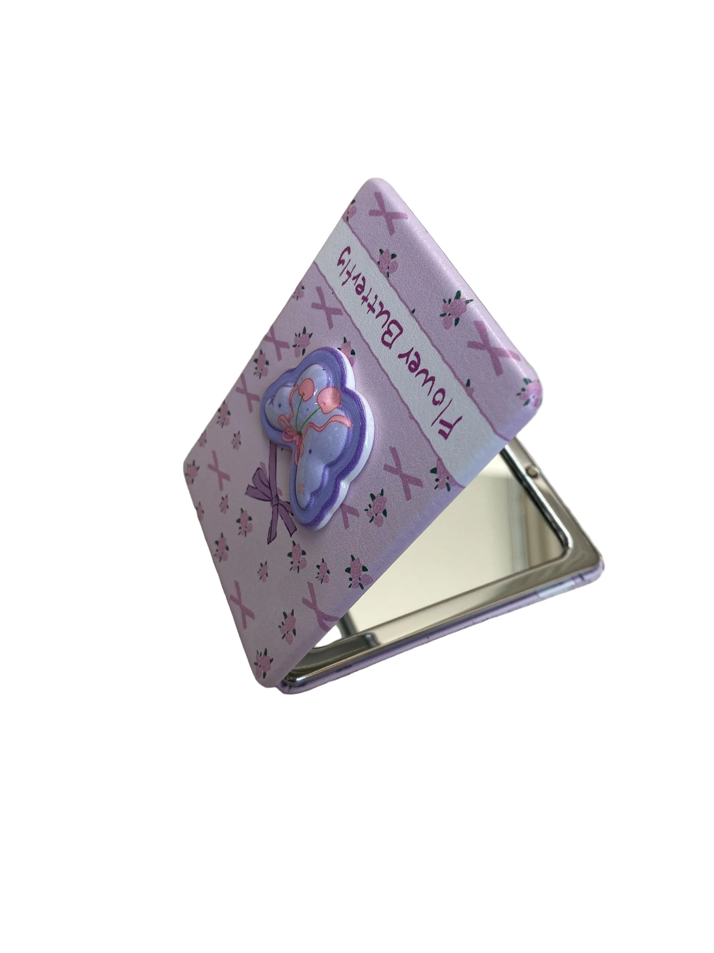 Rectangular Foldable Mirror - Butterfly
