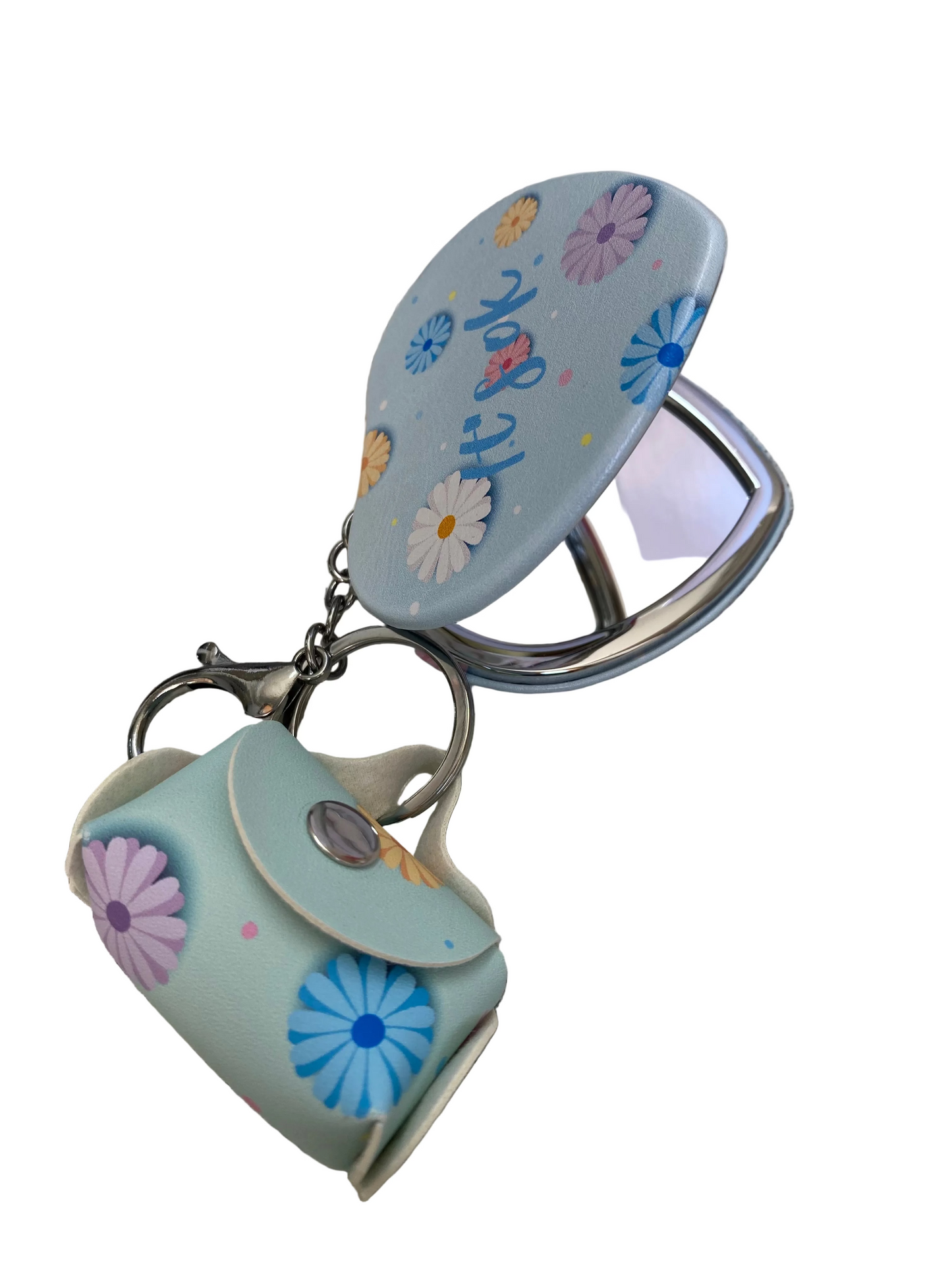 Heart Foldable Mirror -Flower