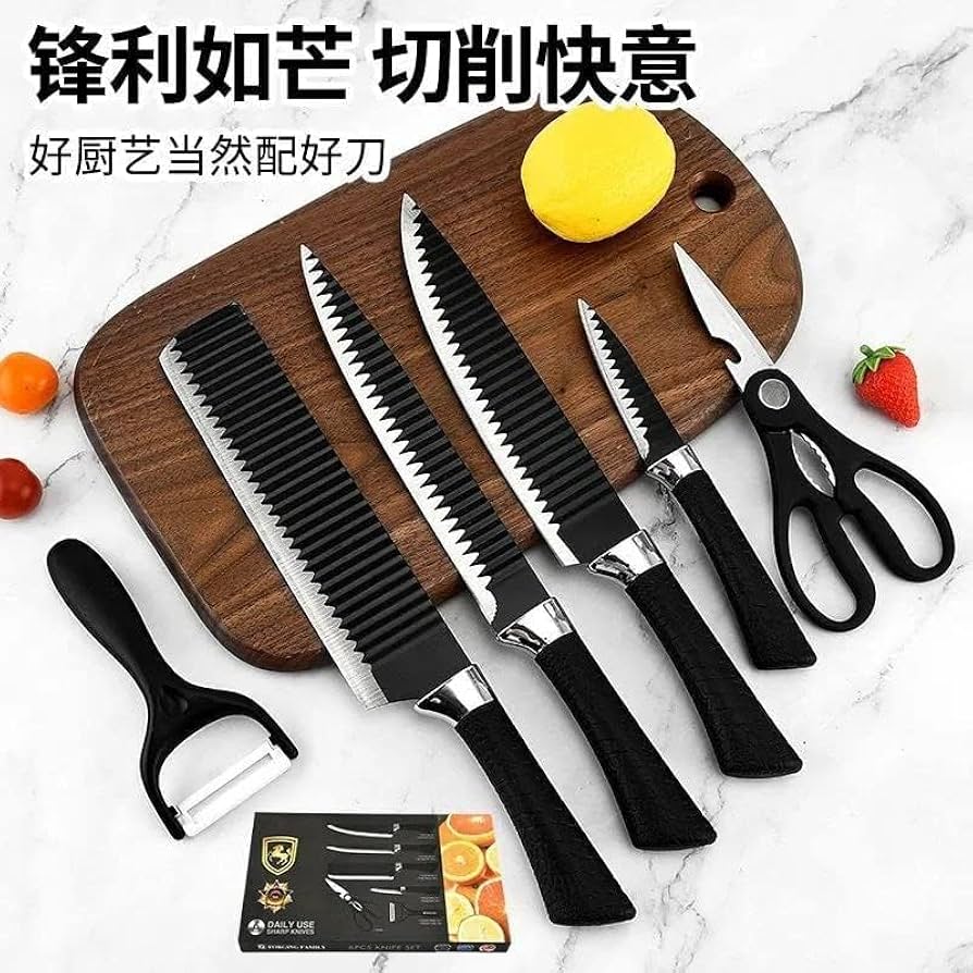 6 Pcs Knife Set