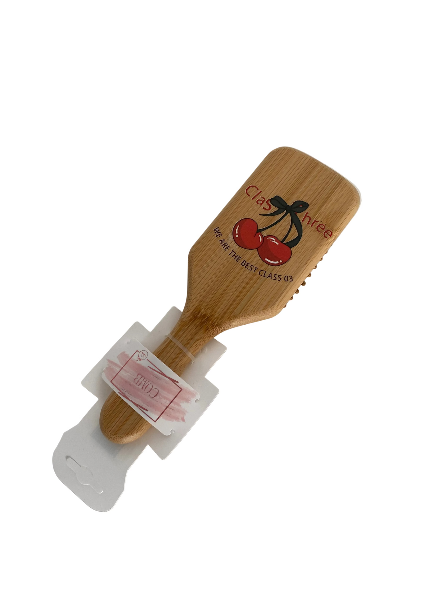 Bamboo Hair Brush - Cherry