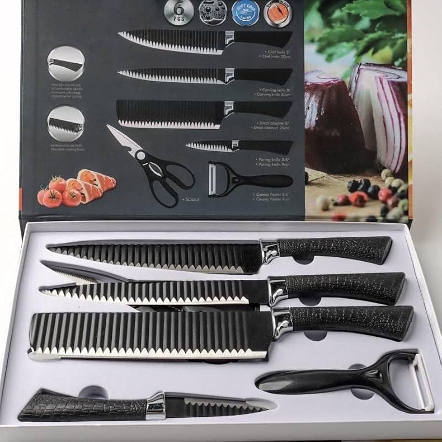 6 Pcs Knife Set