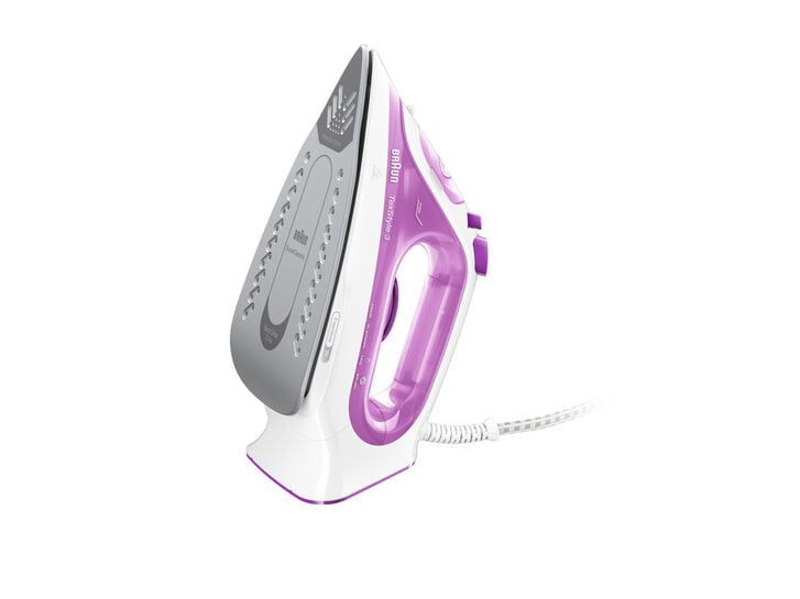 BRAUN, TexStyle 3 Steam Iron  SI 3030 Purple